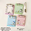 Gato Lindo Kuromi Oso Snoopy Animal Pequeño Clip en Página de Color Cuaderno Bloc de Notas Papelería para Estudiantes Cuaderno