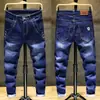 Nuevos Pantalones de Otoño para Hombre Jeans para Hombre Rectos Sueltos Juventud Casual de Negocios Cómodos Elásticos Simples Versátiles