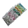 Lote Completo de Accesorios para Uñas Coloridos de Moda Octagonales Largos de Cristal Irregulares con Parte Plana Pedrería Paquete Grande Materiales para Decoración de Uñas