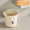 Cubo de Almacenamiento de Agua de Gran Capacidad con Tapa, Cubo de Plástico Engrosado para Uso Doméstico, Juego de Cubos para Dormitorio de Estudiantes, Cubo para Remojar los Pies y Lavar la Ropa