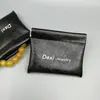 Pulsera Wenwan de Nogal Bolsa con Cierre de Cuero Bolsa para Empaque de Joyería Bolsa de Almacenamiento para Base de Maquillaje en Cojín Personalizada en Múltiples Especificaciones