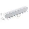 Artefacto de Cocina para el Hogar Cortador de Lata para Film de Conservación de Cuchillo Deslizante Caja de Corte de Almacenamiento Ajustable Divisible para el Hogar