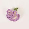 Ramo de Hilo de Clavel Flor Tejida Cabeza Cadena de Perlas Bolso Colgante Llavero Crochet Hecho a Mano Regalo Amazon