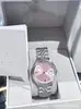 Relógio Vivian Novo Estilo Rosa Imperatriz Mostrador Azul Gelo Triturado Fruta do Dragão Roxo Branco Luar Relógio de Pulso