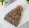 Novo Chapéu 2024 para Mulheres Outono e Inverno Versátil Moda Coreana Chapéu de Lã Espessado com Lã Gorro Quente de Tricô