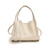 Primavera y Verano Nuevo Estilo Coreano Estilo Simple Nicho Suave Portátil Bolso de Cubo Elegante para Viaje Diario Combinable Textil Bandolera para Mujer