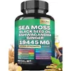 Transfronterizo en stock venta caliente Amazon cápsula de algas marinas cápsulas de algas marinas fábrica de origen personalizado OE M