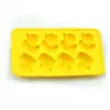 Moldes para cubitos de hielo creativos transfronterizos, lindos moldes para helado para niños, moldes artísticos de silicona para presionar palitos, moldes DIY fáciles de desmoldar