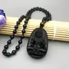 Pingente de Obsidiana Natural Oito Divindades Protetoras Benmingfo Pequena Obsidiana Zodíaco Grande Dia