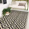 Tapete de Jardim para Piquenique Pátio Tapete Decorativo de Jardinagem Dobrável Uso Duplo Tapete para RV ao Ar Livre Tapete Trançado de PP
