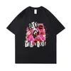 Camiseta Casual 2025 para Hombre y Mujer de Manga Corta Diaria Casual Estampado de Letras Holgada de Manga Corta Al por Mayor