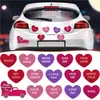 Pegatinas magnéticas reflectantes de venta caliente transfronterizas para el Día de San Valentín para coche, refrigerador, puerta de garaje, decoración de refrigerador con imán fuerte de panal de PVC