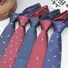 Corbata Literaria Estilo Hong Kong Atada a Mano para Hombre con Patrón Retro Británico 7cm Patrón Formal de Negocios Moderna En Stock
