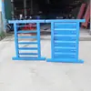 Grelhas de ventilação customizadas para túneis subterrâneos, com controle pneumático e construção em aço espessado para alívio de pressão