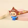 Llavero de goma suave de dibujos animados de PVC, muñeco de peluche 3D personalizado, colgante para mochila, llavero, accesorio para bolso, regalo pequeño