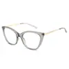 Gafas de sol personalizadas de estilo nuevo, simples y a la moda, tipo ojo de gato, para hombres y mujeres, gafas de sol de moda europeas y americanas, gafas planas versátiles