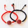 2021 Año del Buey Dragón caballo oveja perro pulsera de cinabrio año de nacimiento cuerda roja pulsera de cinabrio hombres y mujeres entrega de una pieza mano