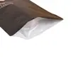 Saco de embalagem de papel kraft para chá Pu'er Longjing chá verde saco selado chá preto chá branco chá a granel janela à prova de umidade saco autosselante