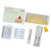 Set de Tenedor Cuchillo Plato Desechables para Pastel Envío Envuelto en Película Caja de Regalo para Fiesta de Cumpleaños Juego de Cinco Piezas Vajilla para Mesa de Pastel