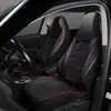 Funda Universal de Cuero PU de Una Pieza para Asientos Delanteros Dobles de Coche para Comercio Exterior, Funda de Cojín de Asiento Popular de Venta Transfronteriza, Adecuada para Todas las Estaciones