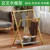 Cabide de Chão, Cabide Vertical Dobrável para Roupas de Cabeceira, Cabide Simples para Quarto de Casa