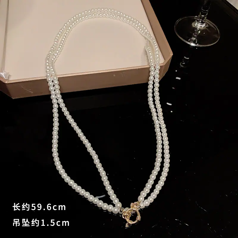 G4037珍珠OT项链
