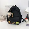 Mochila Nueva Estilo Coreano con Estampado de Leopardo para Mujer, Mochila Ligera para Viajes y Trayectos Diarios, Bolso Escolar de Gran Capacidad para Estudiantes de Secundaria y Universitarios