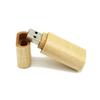 Disco USB de Bambú y Madera Cabeza Redonda Madera Bambú Disco USB con Marco Medio Borde Redondo Arce Pequeño Ovalado Disco USB