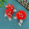 Design Original Novo Estilo Flor de Seda de Fada Roupas Chinesas Antigas Adereço de Cabeça Modelagem Diária Estúdio Fotográfico Par de Fotos Adereço de Cabeça Flor Quente