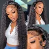 Peluca de comercio exterior transfronteriza moda europea y americana encaje frontal 13*4 encaje cabello rizado pequeño africano caliente encaje frontal