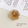 Accesorios de Resina para Manualidades de Dibujos Animados Joyería Transfronteriza Cuentas Pequeña Flor de Loto Pasador de Crema Hebilla de Zapato Colgante de Llavero Pulsera