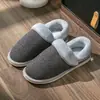 Pantuflas de algodón para mujer, de invierno, para casa, para parejas, bonitas, de felpa, cálidas, con suela gruesa, para el hogar, para hombre