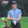 Pgm Ropa de Golf para Hombre Camiseta de Manga Corta Tejido Deportivo Elástico Moda Tops para Hombre Suministro Directo de Fábrica