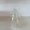 Tarro de miel de vidrio transparente para el hogar con tapa, varilla agitadora de vidrio, botella de miel, tarro de vidrio transparente creativo