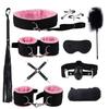 Productos Sexuales para Adultos al por Mayor Juguetes Divertidos para Coquetear Red de Nylon Felpa 10 Diez Juegos de Juguetes Alternativos Sm