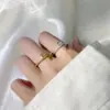 Anillo de Gatito Incrustado con Zirconias, Abertura Ajustable, Suave y Lindo, Anillo de Cola de Gato Creativo Personalizado
