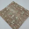 Tela de Malla Bordada Plana con Bordado de Plantas, Multicolor en Stock, Tela Bordada para Disfraces de Escenario y Atrezo
