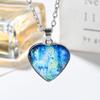Collar corazón de océano en oferta de Temu Colgante de Tianma de cristal colgante de amor animal entrega de una pieza de Temu