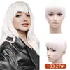 Flequillo Postizo de Comercio Exterior Pieza de Peluca para Mujer Sin Costuras Fibra Química con Patillas Pieza Única Flequillo Espeso Extensión de Cabello Venta al Por Mayor
