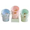 Cubo de Agua Espeso y Duradero, Diseño Simple de Dibujos Animados, Lavabo Doméstico, Lavabo Redondo Espeso de Plástico, Lavabo para Estudiantes de Dormitorio