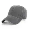 Boné de Baseball de Algodão Lavado com Bordado Transfronteiriço e Personalização de Logotipo Impresso, Boné de Baseball Vintage de Brim Europeu e Americano para Verão Atacado