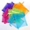 Suministrado Directamente por el Fabricante, Bolsas para Joyería, Bolsas de Gasa con Cordón para Regalo, Bolsas de Empaque para Joyería, Empaque con Lazo, Bolsas con Cordón para Almacenamiento con Borde Envuelto