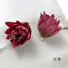 Flor de Piña Individual Simulada Flor de Capullo de Rosa para Hacer Manualidades Accesorios de Material para Tocado de Flor Fotografía Casera Arte Floral Pequeños Adornos