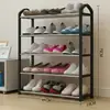 Sapateira Doméstica Durável 55cm Resistente Aço Inoxidável Simples Multicamadas Sapateira de Dormitório Nova Versão Estreita Espessada