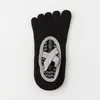 Calcetines de Yoga Europeos Genuinos de Cinco Dedos Transfronterizos, Calcetines Antideslizantes Profesionales para Pilates para Mujer con Dedos Separados, Calcetines para Deporte de Entrenamiento en Interiores