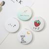 Espejo de PU con Tapa, Espejo de Maquillaje, Dibujos Animados, Lindo, Portátil, Mini Espejo, Portátil para Maquillaje, Espejo de Doble Cara, Se Puede Personalizar con Logo