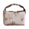 Bolsa de tela de algodón y lino hecha a mano, portátil, para viaje, para guardar juego de té, taza de té, bolsa de tela portátil, bolsa de almacenamiento para tetera