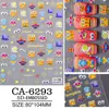2025 Nuevo Adhesivo para Uñas con Diseño de Copo de Nieve Joyería Blanca de Copo de Nieve para Uñas Calcomanía de Personalidad de Dibujos Animados Adhesivo para Uñas