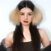 Orejeras de Imitación de Piel de Zorro Extra Grandes, Lindas Orejeras Protectoras, Orejeras de Moda, Orejeras Calientes de Piel, Orejeras Antihielo, Deportes al Aire Libre