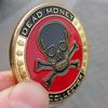 Prensador de tarjetas de regalo Texas Hold'em con chip metálico y protector de tarjetas chapado en oro de 100 g opcional